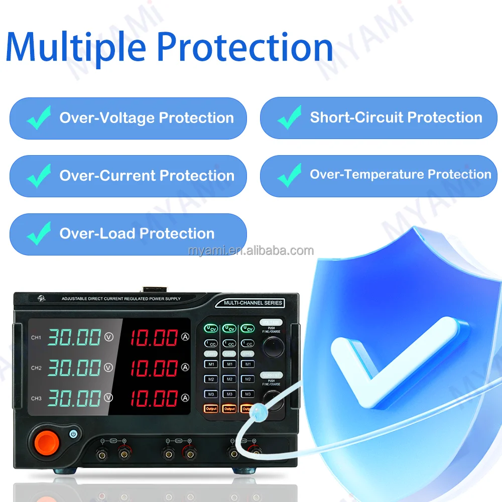 15V 30V 40V 60V 100V 80V 150V  - огляд і ціна Programmable Dc Power Supply 60V 10A